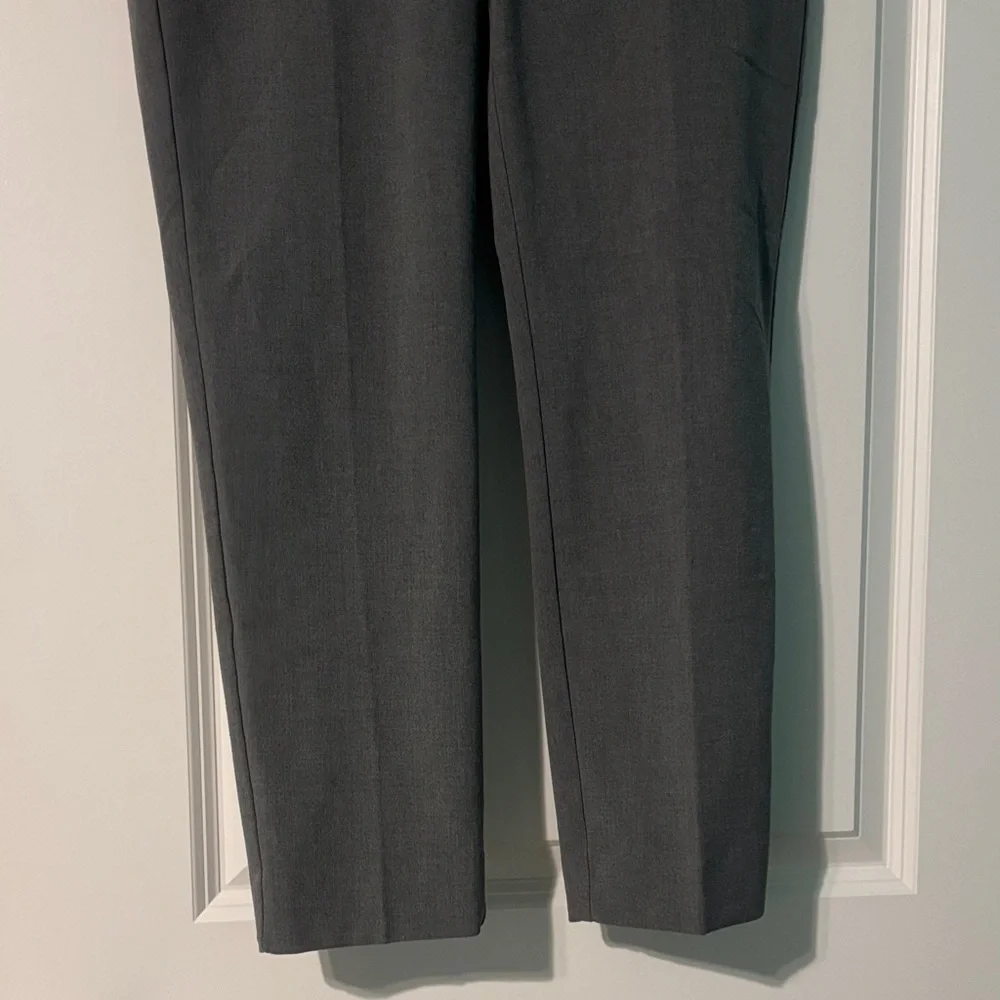 J. Crew Classic Gray Ruby Cropped Trousers